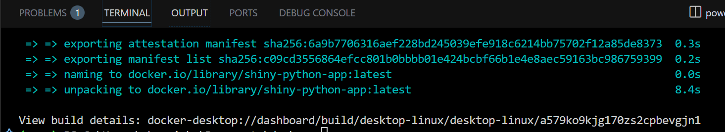 How to Dockerize a Python Shiny Application
